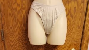 Victoria Secret Silver  Thong Pantie